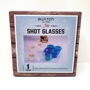 New Buxton Ice Shot Glass Mold Makes 4